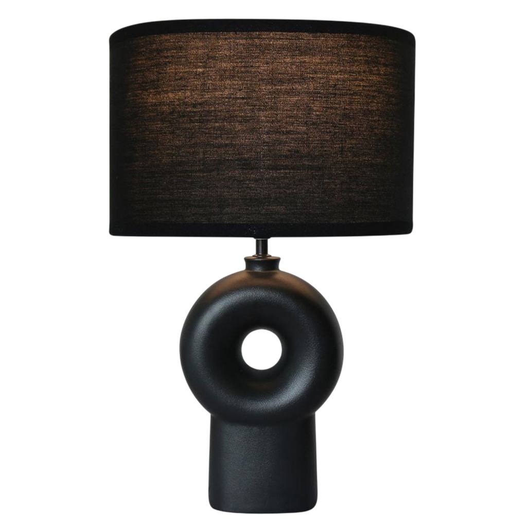 ****G-light Ceramic Table Lamp, E27, Black