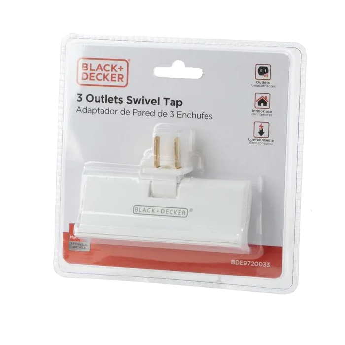 Black &amp; Decker 3-Outlet Swivel Tap