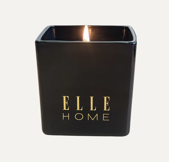Elle Home Dark Rose Vanilla Scented Candle