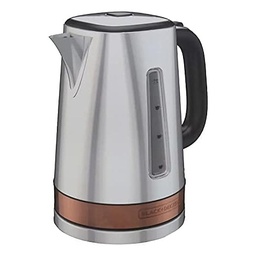 [KE3100C] Black &amp; Decker Rapid Boil Electric Cordless Kettle 1.7L, Stainless Steel
