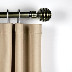 [HHHD-CTRD-01099 (RH105-120AB-P) CHCR30018] Classy Homes Curtain Rod 66-120 in Double AB Colour 16/19