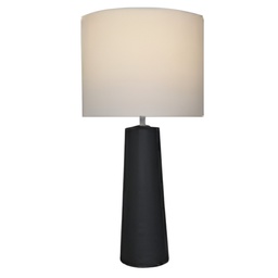 [111083T-1BK] G-light Ceramic Table Lamp, E27, Black