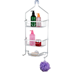 [RHSC31673] Royal Homes Shower Caddy 3-Tier Aluminum, Chrome