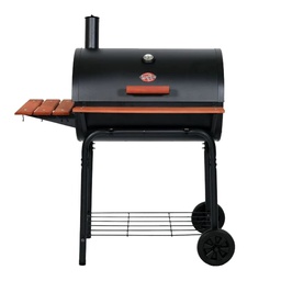 [2121] Chargriller Super Pro Charcoal Grill with Warming Rack, Front / Side Shelf 580 Sq In