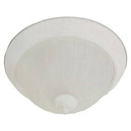 [RH9135-1 3104-1  D4666A-WH] ****Royal Homes Indoor Flush-Mount Ceiling Light 2 x E27, White Finish