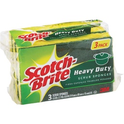 [HD-3] Scotch-Brite Heavy Duty Scrub Sponge (3-Pack)