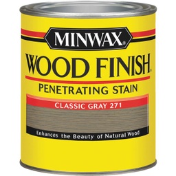 [700484444 / 8965014 / 700484] Minwax Wood Finish Penetrating Stain, Classic Gray, 1 Qt.