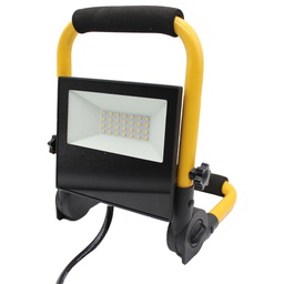 [34 21145-5] ****General Lighting Led Outdoor Portable Work Light Black 20W 100-240V 4000K B⁸