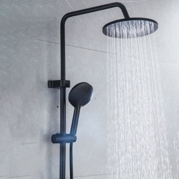 [RHSS17007 / RHS3824 / 3824] Royal Homes Shower Panel Set, Black