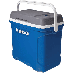 [50332] Igloo Latitude Cooler 30 Qt Indigo Blue/ Meteorite