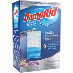 [FG83LVSB / 7400294] DampRid Hanging Moisture Absorber 15.4 Oz Lavender Vanilla (3-Pack)