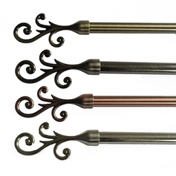 [722-82238-4884 CHCR24182 / 1406191] Classy Homes Curtain Rod 48In./84In.