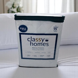 [724-MATPRO-F CHMP27515] Classy Homes Mattress Protector Full Quilted Microfiber
