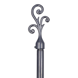 [722-82238-2848CHSIL-P CHCR28534 / 1434297] ****Classy Homes Curtain Rod 28-48 In., Champagne Silver - Painted