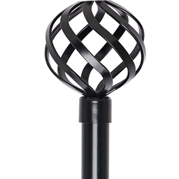 [722-82442-4884CHSIL-P CHCR28541 / 1434303] Classy Homes Curtain Rod 48-84 In., Champagne Silver - Painted