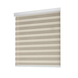 [722-193X127BEIGE CHZRB28554]  Classy Homes Zebra Roller Blind 76x50 In., Beige