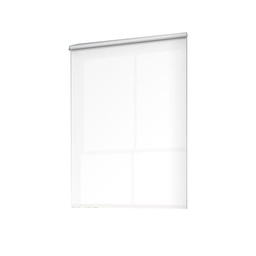 [722-97X127WHITE-SUN CHSRB28565] ****Classy Homes Sunscreen Roller Blind 38x50 In., White
