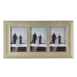 [HHHF-IDFN-13005 CHPF28576] ****Classy Homes Photo Frame, 19.68 x 10.6 In. - Champagne