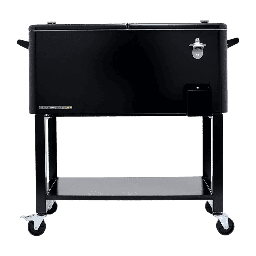 [PS-223-BK] Permasteel Detachable Cooler 80 Qt. Black