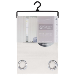 [WPSG44559FBC] Anza Grommet Window Curtain Panel 55 x 90 In. Ivory