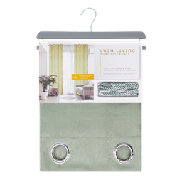 [WPSG44932FBC] Nina Grommet Window Curtain Panel 55 x 90 In. Green