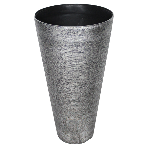 Royal Homes Flowerpot 10x15in, Gold/ Silver, Copper