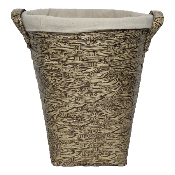 Royal Homes Basket 15.5x17.5in Blk/ Coffee/ Beige/ Gry