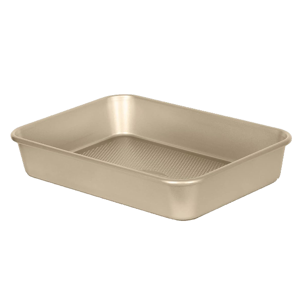 Glad Premium Roasting Pan 13.6x9.4x2.4in, Gold