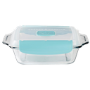 Anchor Hocking 8 In. Square Cake Dish w/TrueLock Lid