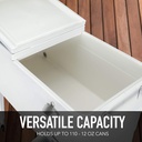 Permasteel Cooler 80 Qt. White