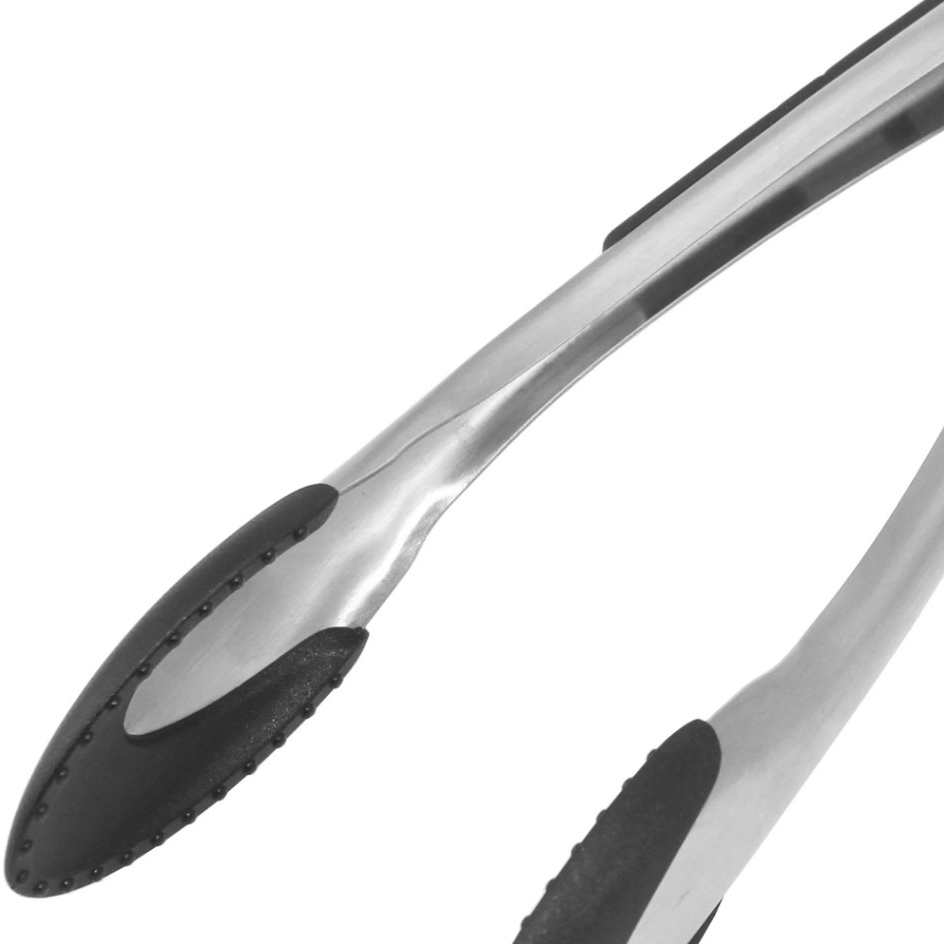 Oneida Kitchen Tongs 10 In. Nylon/ Stainless Steel