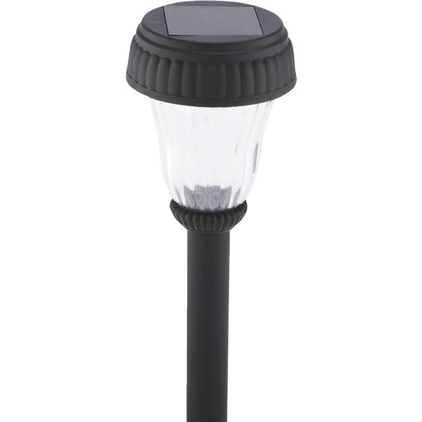 Outdoor Expressions Plastic Solar Path Light 2.10 Lumens, Black