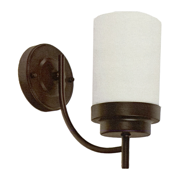 Royal Homes Interior 1-Light Wall Lamp E27 40W, Coffee Brown