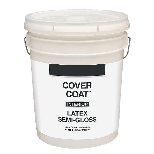 ****Cover Coat Interior Latex Semi-Gloss White