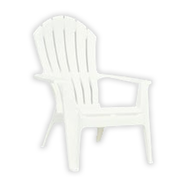 Adams RealComfort Resin Adirondack Chair White