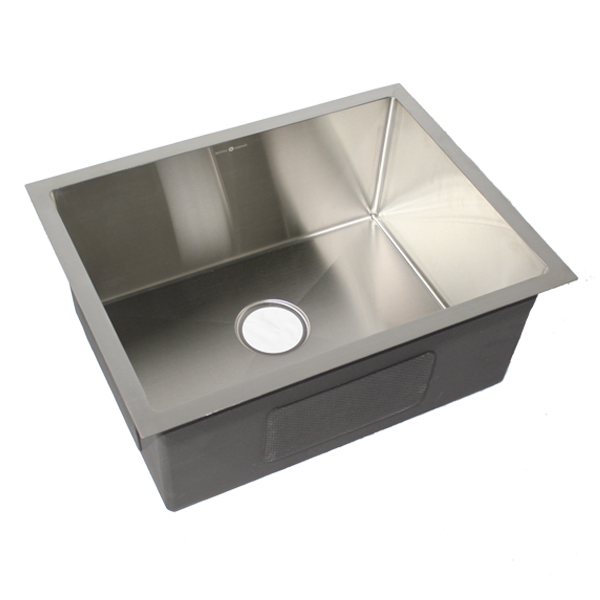 Royal Homes Single Bowl Kitchen Sink 590 × 450 mm 304 Stainless