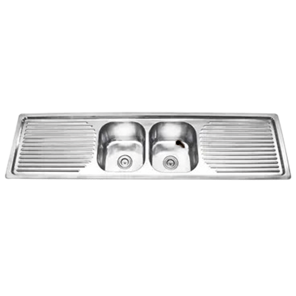 Royal Homes Kitchen Sink - In.71x20x6In. 304 Stainless Steel
