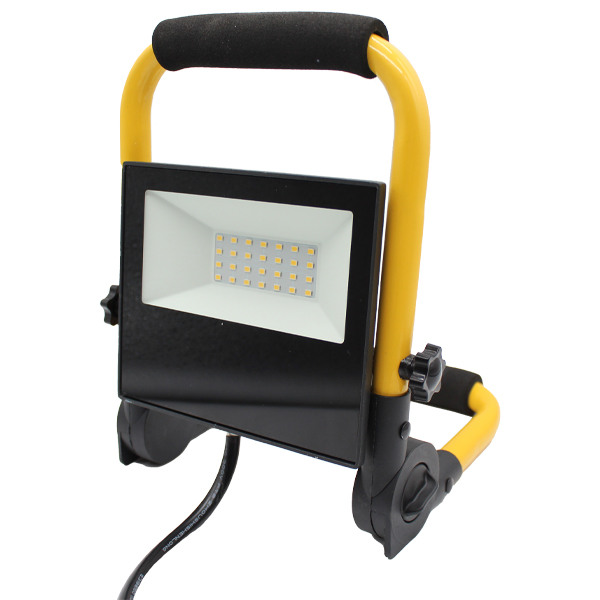 ****General Lighting Led Outdoor Portable Work Light Black 20W 100-240V 4000K B⁸