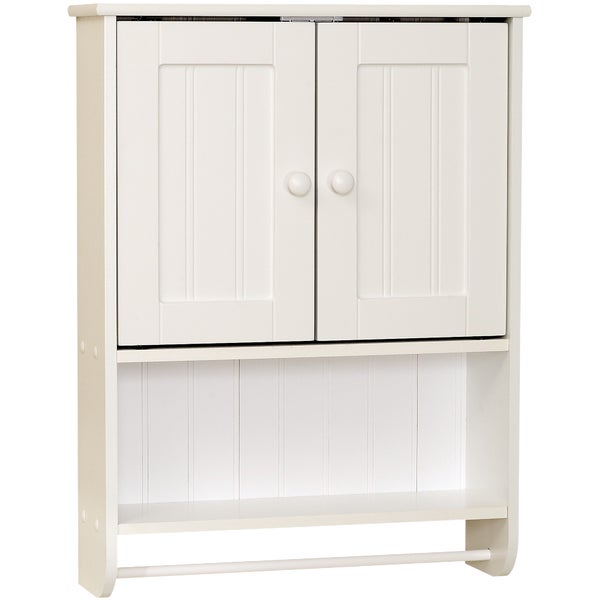 Zenith Wall Bath Cabinet 21-5/8 W x 25-3/4 H x 6-3/4 D Country Cottage White
