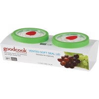 ****Goodcook Flextrim Vented Soft Seal Food Storage Containers, 1.5 Cup (2 Pack)