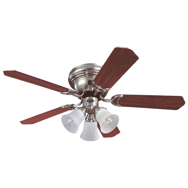 Westinghouse Contempra Trio Ceiling Fan 42 In. Brushed Nickel/ Rosewood (C.F.M - 4410)