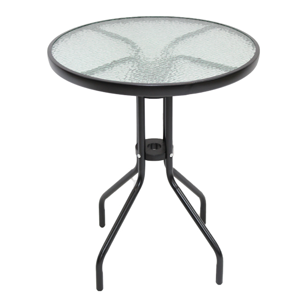 Royal Homes Table Round Cleartop 23.5 x 27.5 In. (60x70cm)