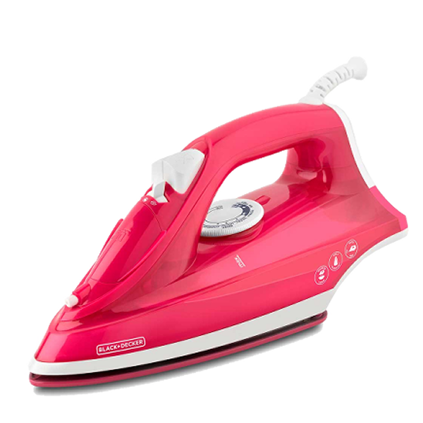 Black &amp; Decker TrueGlide Steam Iron, Red