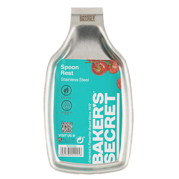 Baker's Secret Spoon Rest (25x10.8cm) 9.8 In. Stainless Steel