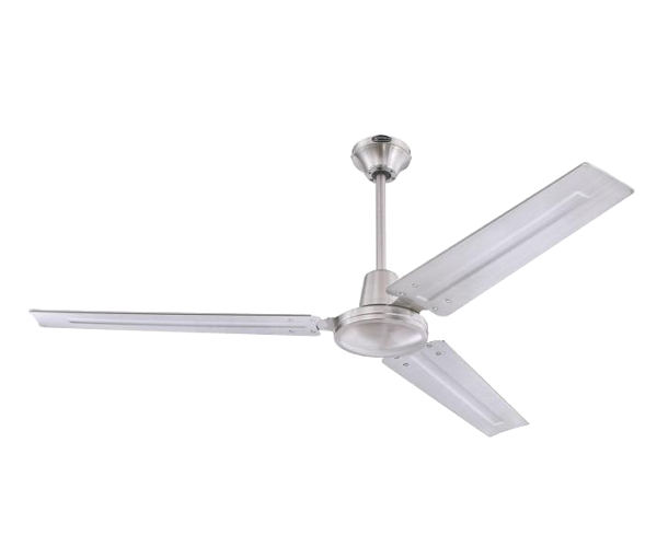 Westinghouse Industrial Ceiling Fan 56 In. Brushed Nickel (C.F.M - 5972)