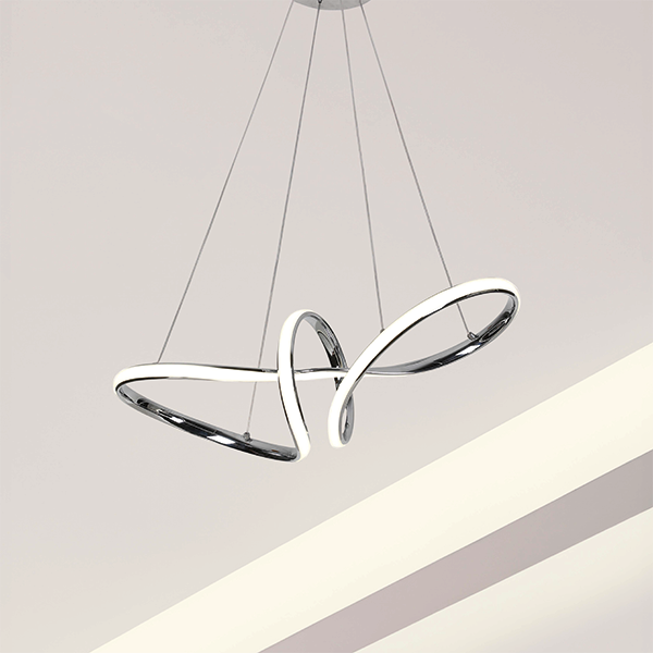 Royal Homes LED Chandelier 30W, 9.4x39.3In. (DxH)