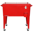 Permasteel Cooler 80 Qt. Red