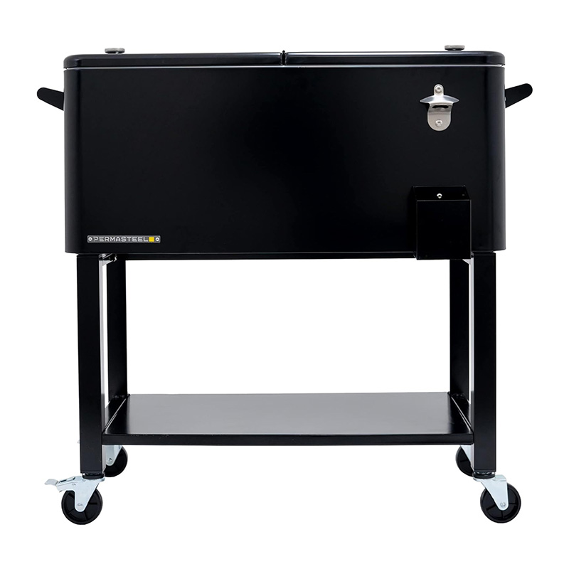 Permasteel Detachable Cooler 80 Qt. Black