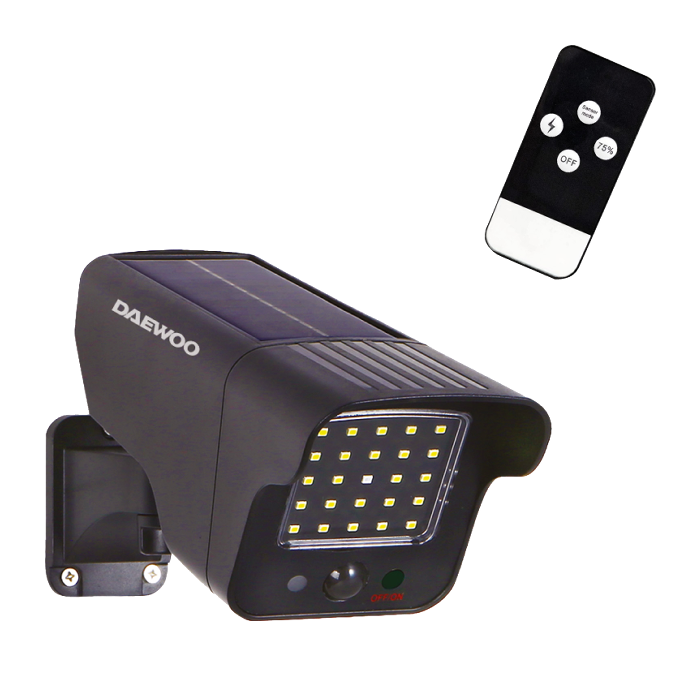 Daewoo Outdoor Solar Sensor Wall Light