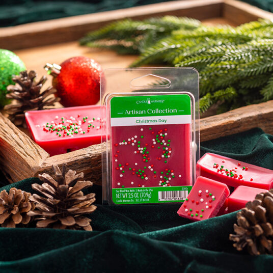 Candle Warmers 2.5 oz Artisan Wax Melts, Christmas Day